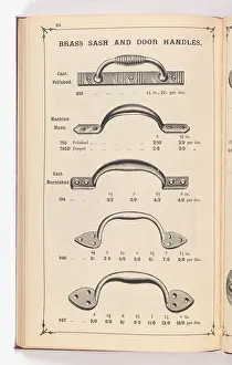 Fingerplate: Page from Illustrated Catalogue of Machine-Made and Cast Ca