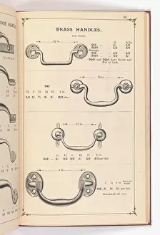Fingerplate: Page from Illustrated Catalogue of Machine-Made and Cast Ca