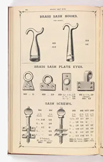 Fingerplate: Page from Illustrated Catalogue of Machine-Made and Cast Ca