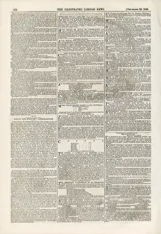 1843: Page from The Illustrated London News, 23rd December 1843, page 414