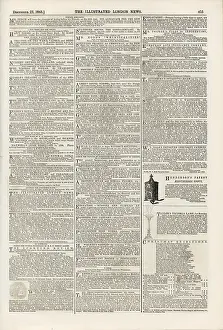 1843: Page from The Illustrated London News, 23rd December 1843, page 415