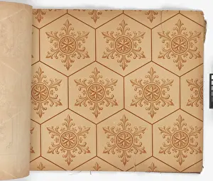 Hexagon: Page from New Artistic Wall Papers