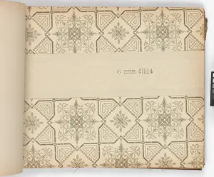 Lightbown: Page from New Artistic Wall Papers
