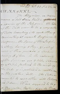 Writings: Page from the original notebook of George Cayley
