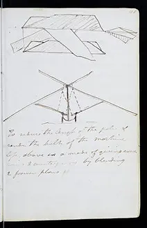 Writings: Page from the original notebook of George Cayley