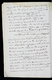 Writings: Page from the original notebook of George Cayley