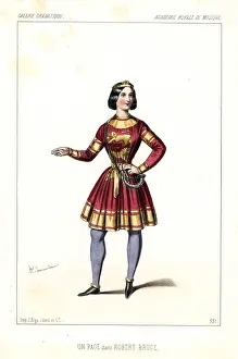 Dollet: A page in the pastiche opera Robert Bruce