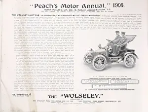 Peachs: Page from Peach's Motor Annual