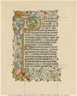 Margin: Page from a religious manuscript in Latin