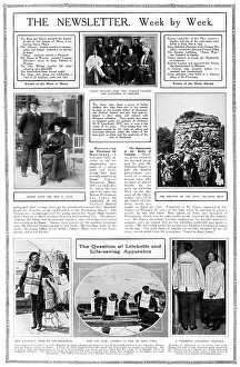 Lifebelts: Page from The Sphere, 4th May 1912