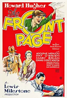 Adolphe: The Front Page starring Adolphe Menjou and Pat