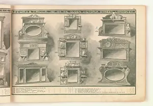 Overmantel: Page from Useful Artistic Furniture