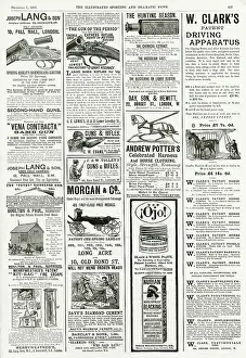 Davys: Page of Victorian adverts - 1895