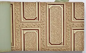 Page from a wallpaper sample book