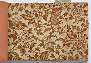 Page from a wallpaper sample book