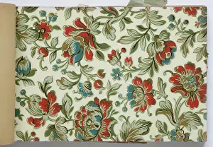 Page from a wallpaper sample book