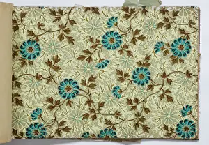 Page from a wallpaper sample book