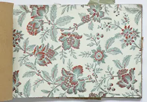 Page from a wallpaper sample book