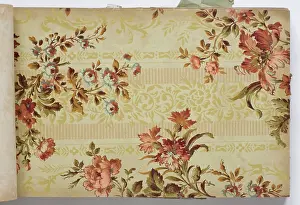 Page from a wallpaper sample book