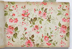 Page from a wallpaper sample book