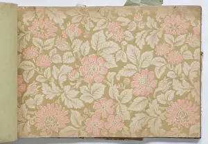 Page from a wallpaper sample book