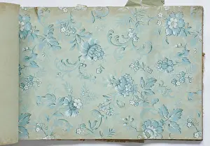 Page from a wallpaper sample book