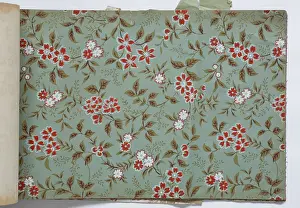 Page from a wallpaper sample book