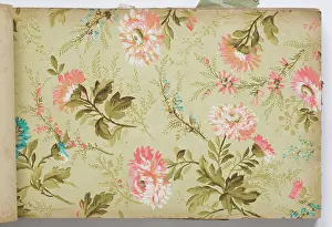 Page from a wallpaper sample book