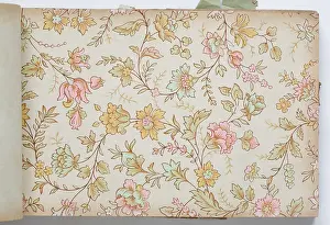 Page from a wallpaper sample book