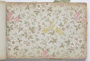 Page from a wallpaper sample book