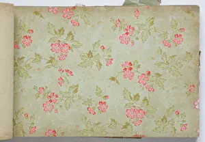 Page from a wallpaper sample book