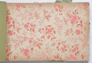 Page from a wallpaper sample book