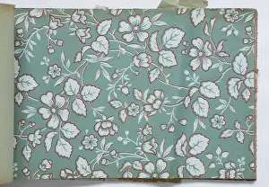 Page from a wallpaper sample book