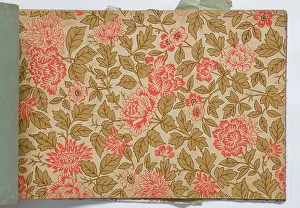 Page from a wallpaper sample book