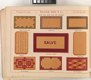 Doormats: Page from William Tarn and Co.'s Illustrated Catalogue: wit