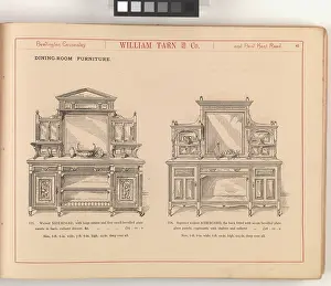 Sideboards: Page from William Tarn and Co.'s Illustrated Catalogue: wit