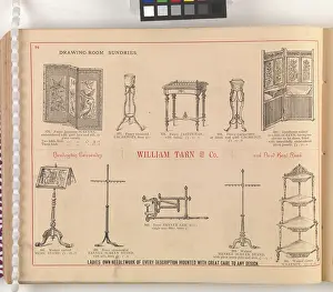 Jardiniere: Page from William Tarn and Co.'s Illustrated Catalogue: wit