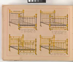 Bedstead: Page from William Tarn and Co.'s Illustrated Catalogue: wit