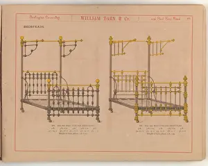 Bedstead: Page from William Tarn and Co.'s Illustrated Catalogue: wit
