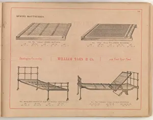 Bedstead: Page from William Tarn and Co.'s Illustrated Catalogue: wit