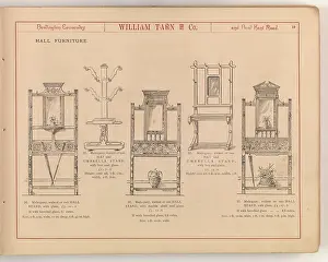 Hatstand: Page from William Tarn and Co.'s Illustrated Catalogue: wit