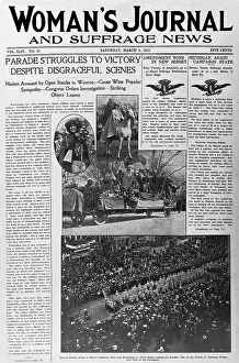 Disgraceful: Front page of the WOMAN'S JOURNAL AND SUFFRAGE ?