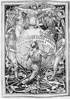 Unite: Front page of a workers newspaper on May 1, 1897