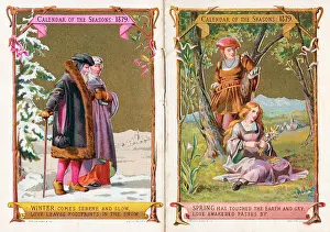 Awakened: Pages of a calendar booklet for 1879