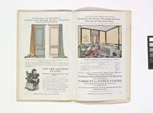 Panelling: Pages from Hamptons catalogue, c.1929-1930