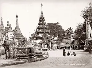 Rangoon: Pagodas, Rangoon, Yangon, Burma, Myanmar
