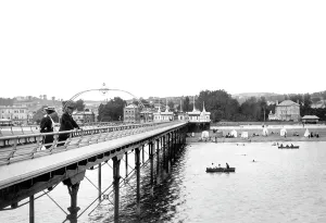 Paignton: Paignton, North Sands from the Pier 1896
