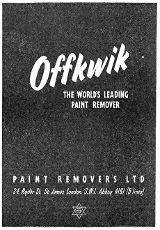 Remover: Paint Removers Ltd : Offkwik Paint Remover