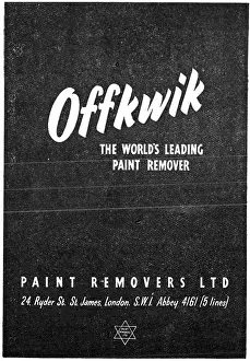 Remover: Paint Removers Ltd : Offkwik Paint Remover