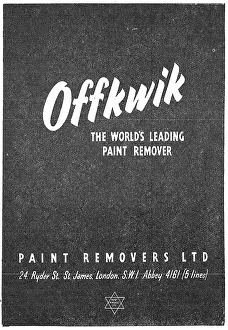 Remover: Paint Removers Ltd : Offkwik Paint Remover